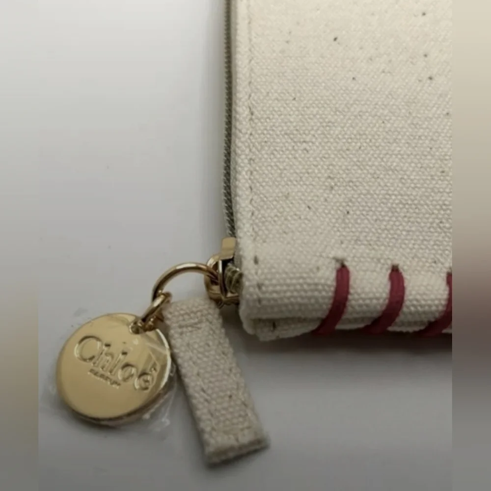 Chloe Parfum Canvase Pouch. 